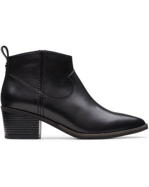 Clarks Morzine Sky Ankle Boot Standard Fit - Black