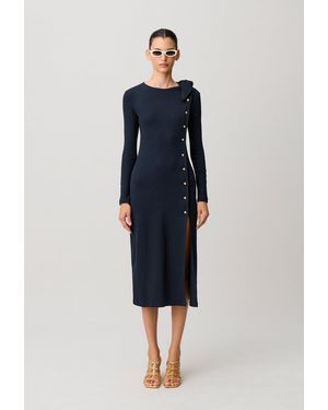 Claudie Pierlot Long Knit Dress - Blue