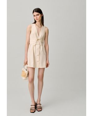Claudie Pierlot Short Jacket Dress - Natural