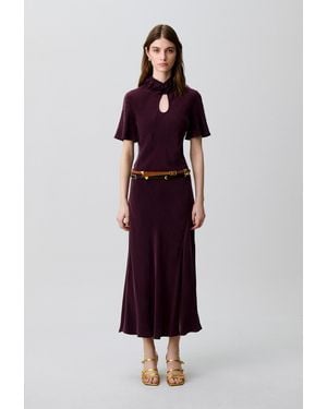 Claudie Pierlot Flowy Midi Dress - Red