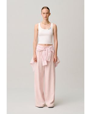 Claudie Pierlot Claudie Cotton Tank Top - Pink
