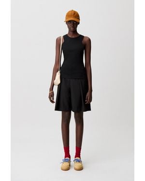 Claudie Pierlot Organic Cotton Vest - Black
