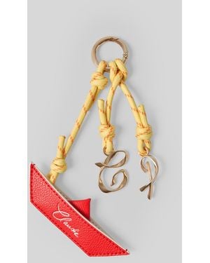 Claudie Pierlot Cp Letter Keyring - White
