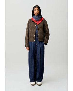 Claudie Pierlot Straight Soft Denim Jeans - Blue