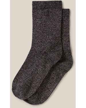 Claudie Pierlot Schwarze Glitzersocken