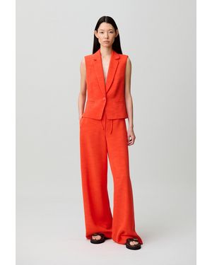 Claudie Pierlot Sleeveless Blazer - Red