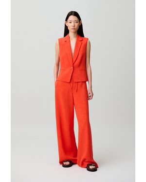 Claudie Pierlot Sleeveless Blazer - Red