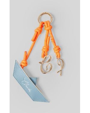 Claudie Pierlot Cp Letter Keyring - White