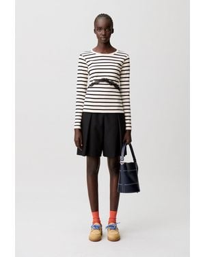 Claudie Pierlot Breton Lace T-Shirt - White