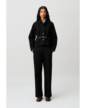 Claudie Pierlot Denim Worker Jacket - Black