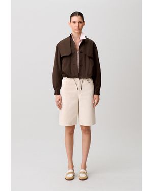 Claudie Pierlot Satin Blouson - Brown
