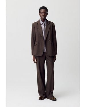 Claudie Pierlot Tailored Blazer Jacket - Brown