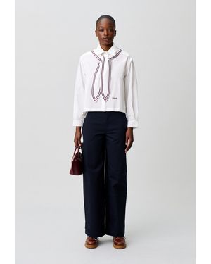 Claudie Pierlot Cotton Poplin Shirt - White