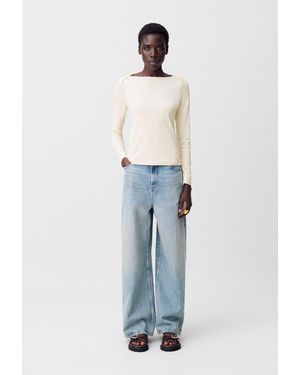 Claudie Pierlot Cotton T-Shirt - Blue