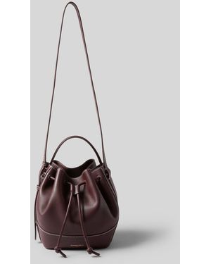 Claudie Pierlot Leather Bucket Bag - White