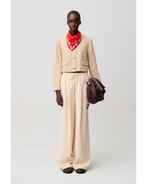 Claudie Pierlot Pantalon Tailleur Droit - Neutre