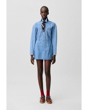 Claudie Pierlot Denim Skort - Blue