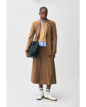 Claudie Pierlot Veste Tailleur Cintrée - Blanc