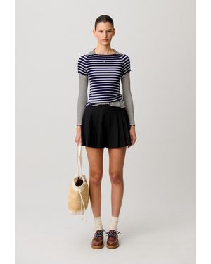 Claudie Pierlot Pleated Short - Blue