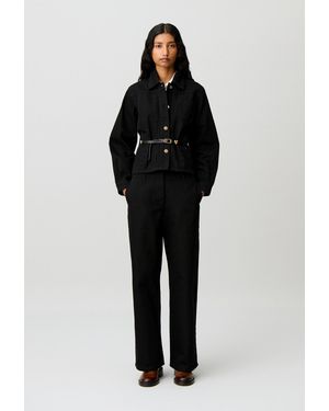 Claudie Pierlot Denim Worker Jacket - Black