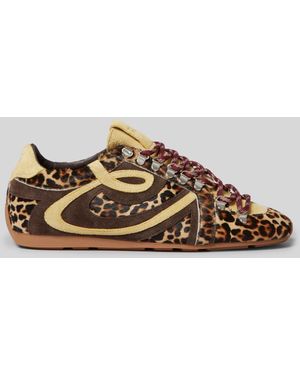 Claudie Pierlot Swing Leopard Trainers - Multicolour