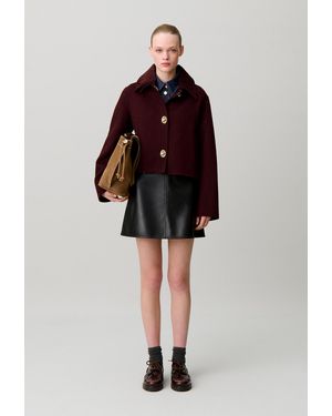 Claudie Pierlot Boxy Corduroy Jacket - Red