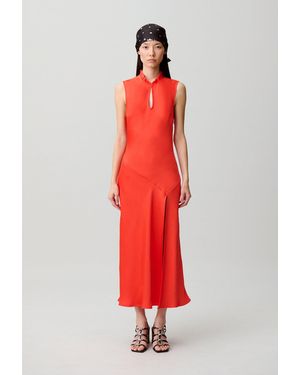 Claudie Pierlot Flowy Midi Dress - Red