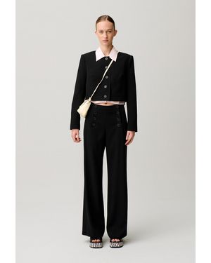 Claudie Pierlot Sailor Trousers - Black