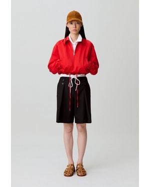 Claudie Pierlot Short Satin Jacket - Red