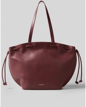 Claudie Pierlot Alban Major Smooth Leather Bag - Red