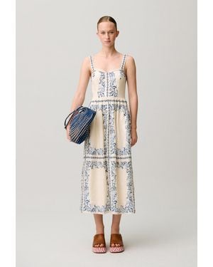 Claudie Pierlot Printed Linen Dress - Multicolour