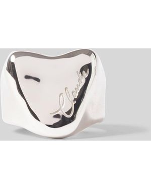 Claudie Pierlot Bague Chevalière Caur - Bleu