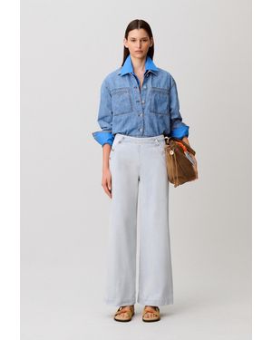 Claudie Pierlot Sailor Denim Jeans - Blue