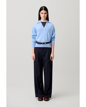Claudie Pierlot Wool And Cashmere Jumper - Blue
