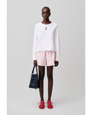 Claudie Pierlot Cotton Sweatshirt - White