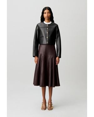 Claudie Pierlot Leather Jacket - Black