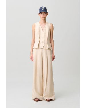Claudie Pierlot Sleeveless Waistcoat - Natural