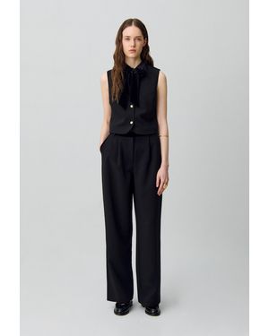 Claudie Pierlot Blouse With Tie Neck - Blue