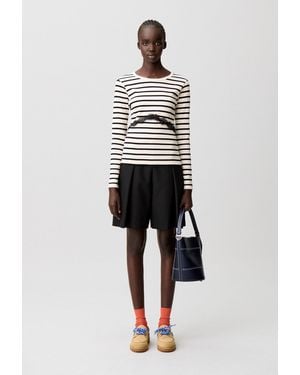 Claudie Pierlot Breton Lace T-Shirt - White