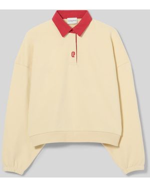 Claudie Pierlot Sweatshirt Oversize Coton - Neutre