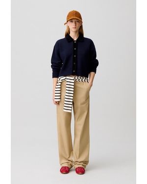 Claudie Pierlot Corduroy Cardigan - Blue