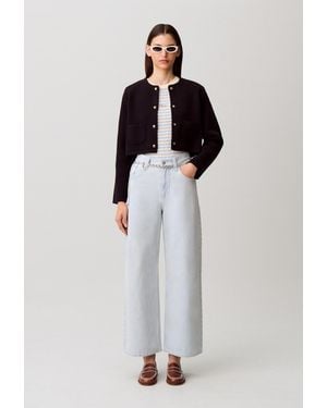 Claudie Pierlot Washed Denim Jeans - White