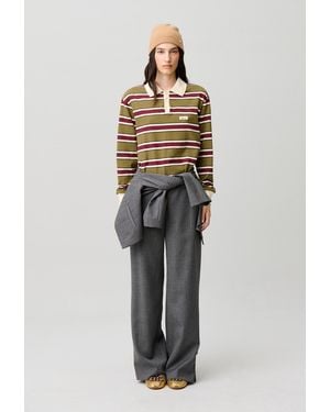 Claudie Pierlot Relaxed Fit Polo Shirt - Multicolour