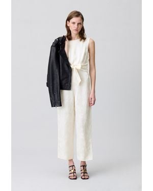 Claudie Pierlot Ärmelloser Jumpsuit - Weiß