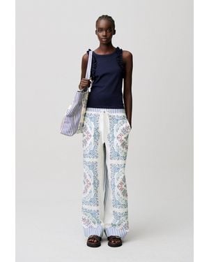 Claudie Pierlot Cotton Trousers - Blue