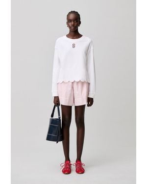 Claudie Pierlot Cotton Sweatshirt - White