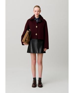 Claudie Pierlot Boxy Corduroy Jacket - Red