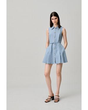 Claudie Pierlot Sleeveless Short Dress - Blue