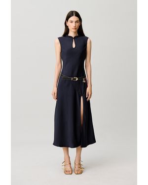 Claudie Pierlot Flowy Midi Dress - Blue