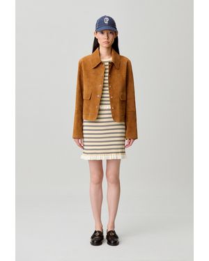 Claudie Pierlot Striped Skirt - White